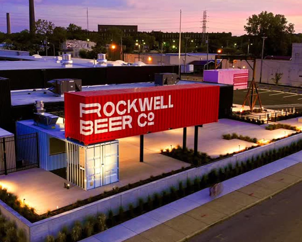 rockwell shipping container restaurant