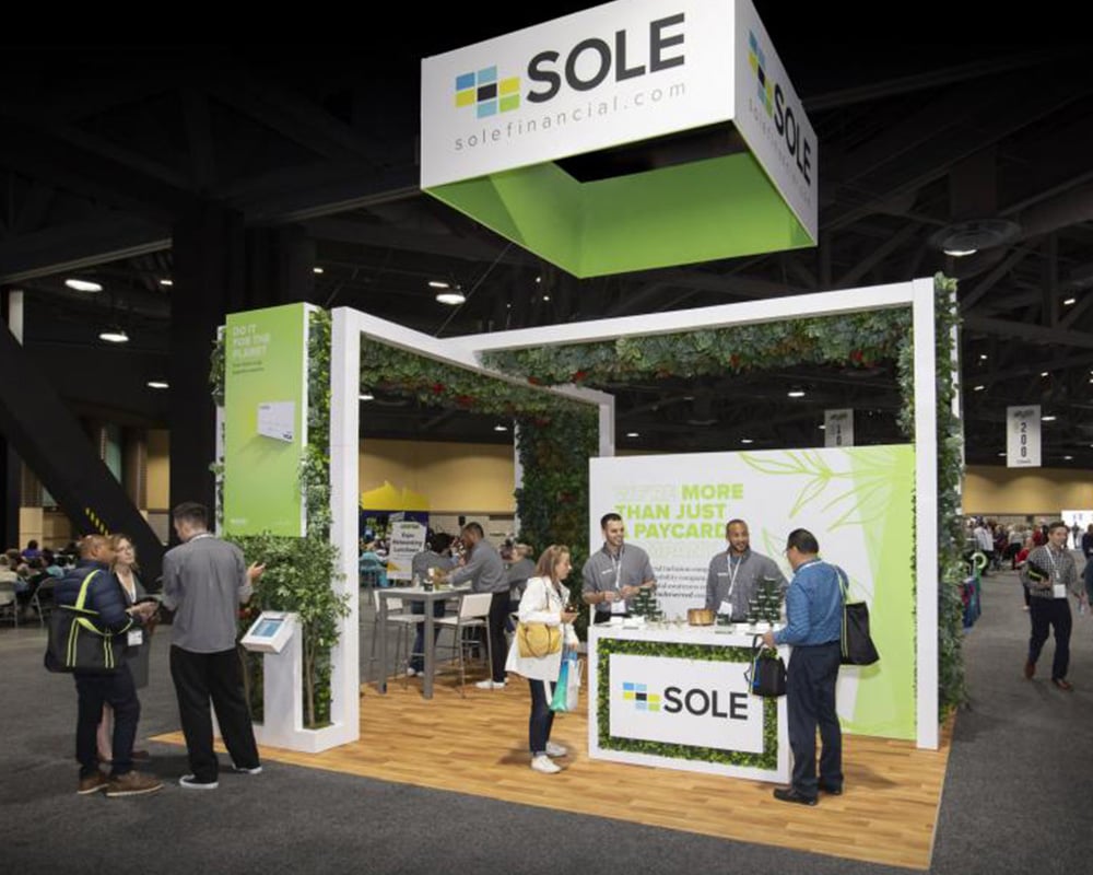 sole trade show displays