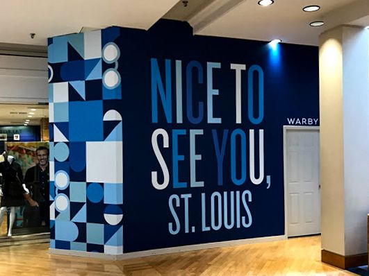 Indoor Outdoor Graphics - Wall Graphics - warby parker wall decals graphics